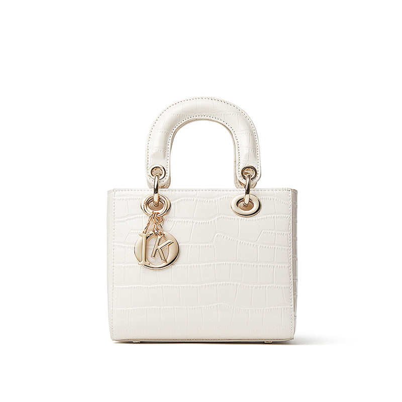 Genuine leather Princess Diana crossbody bag fashionable and versatile handbag shoulder bag