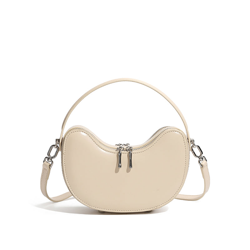 Niche design genuine leather handbag genuine leather exquisite high-end shoulder crossbody dumpling women