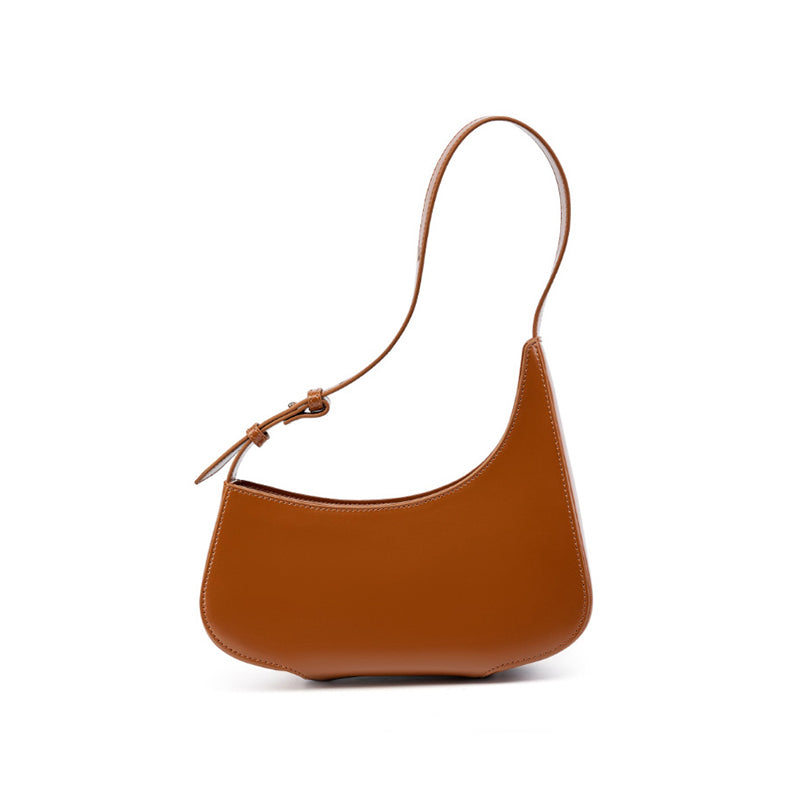 Minimalist half-moon bag shoulder underarm bag handbag