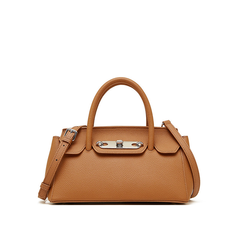 Genuine leather platinum Kelly bag handbag shoulder bag