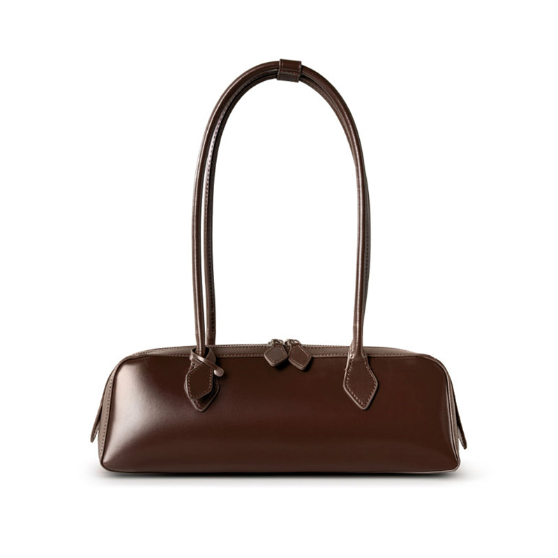 Korean style niche design single shoulder baguette bag