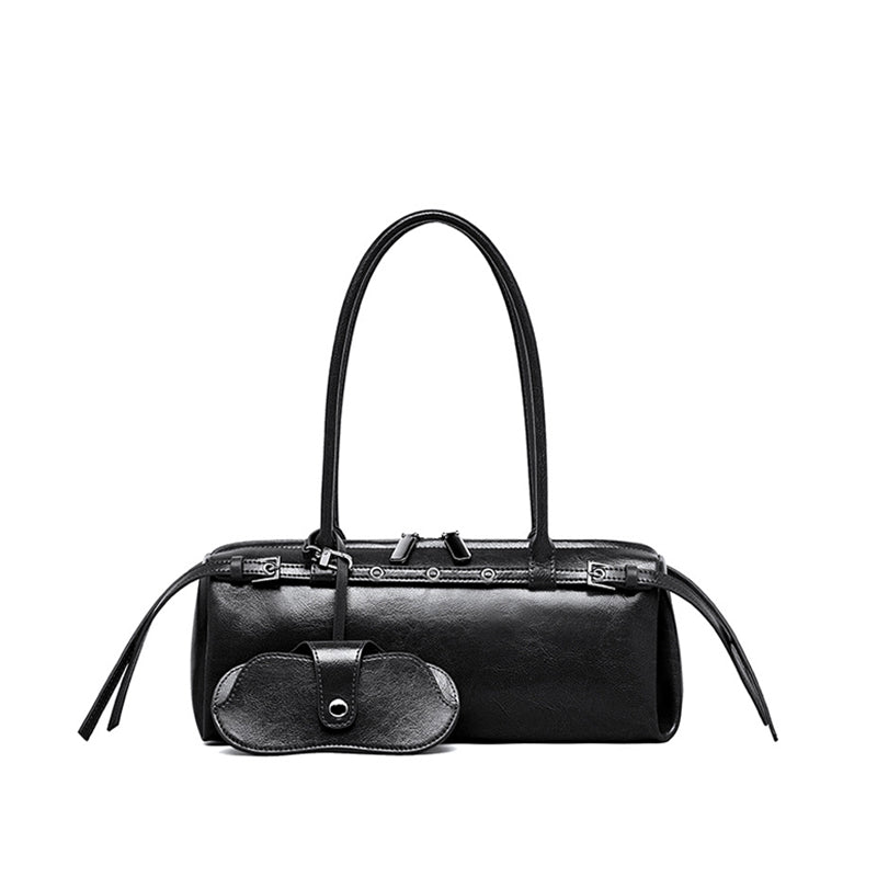 Retro motorcycle style cool baguette bag