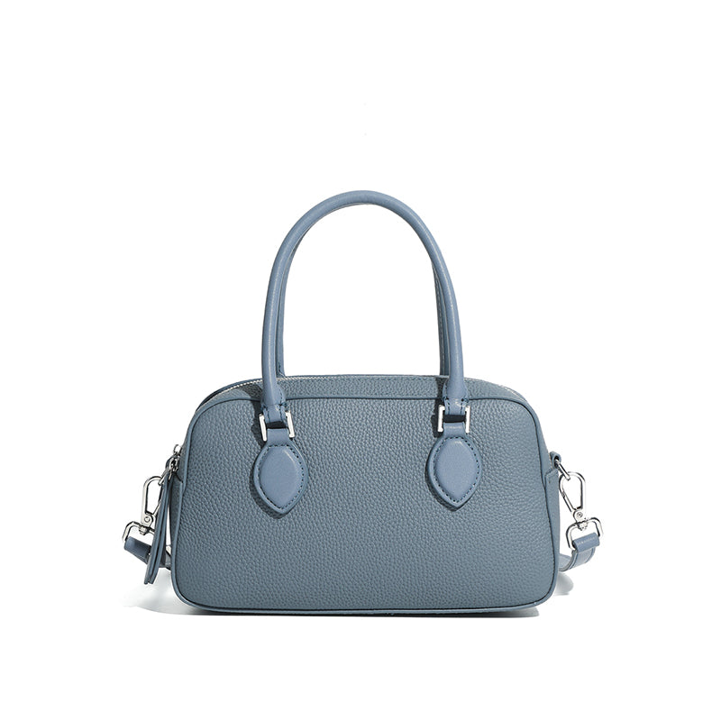 Genuine leather high-end handbag Boston bag mini crossbody shoulder bag pillow bag underarm women's bag
