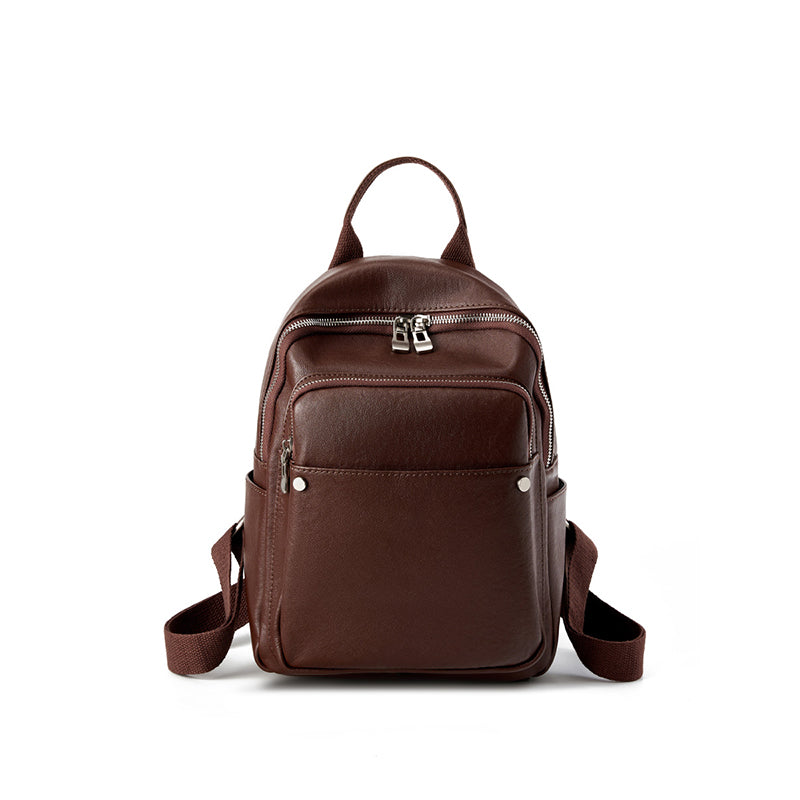 Luxury leather backpack