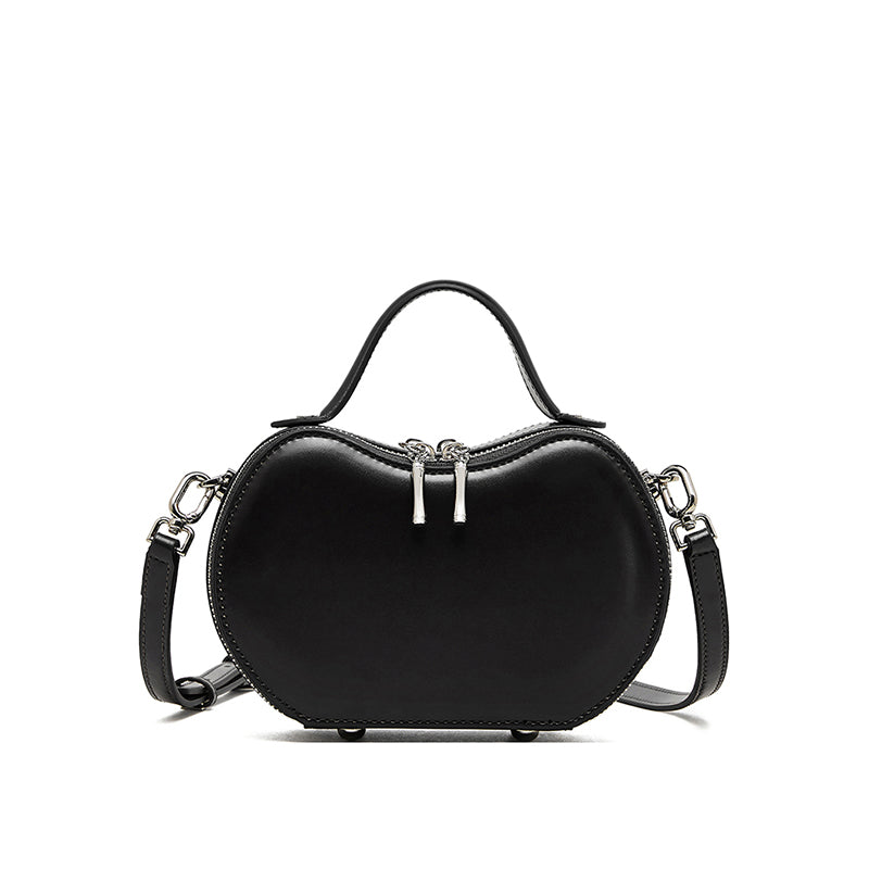 Genuine leather niche design handbag Apple bag women's versatile underarm bag simple shoulder bag