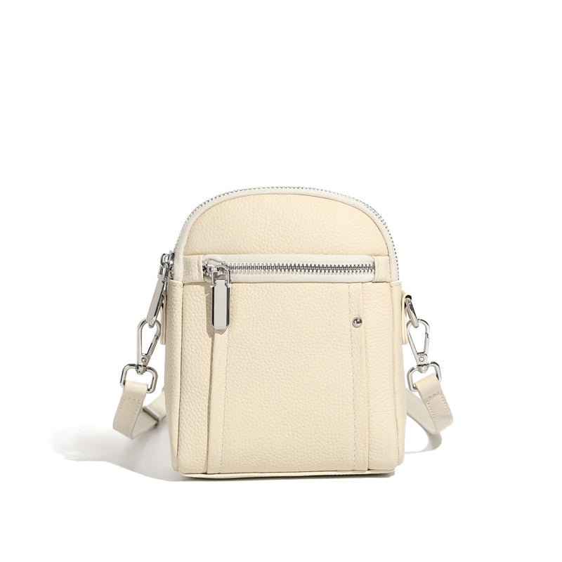 First layer TOGO cowhide crossbody bag mini women's bag small bag versatile fashion mobile phone shoulder bag