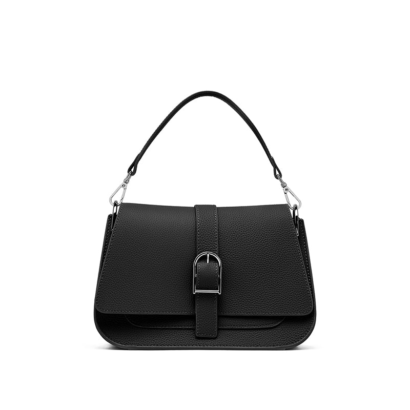 Genuine leather handbags women's bags mom bags ladies versatile simple messenger bags saddle bags