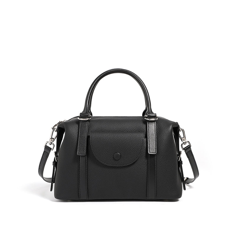 Genuine leather versatile handbag fashionable light luxury shoulder crossbody bag