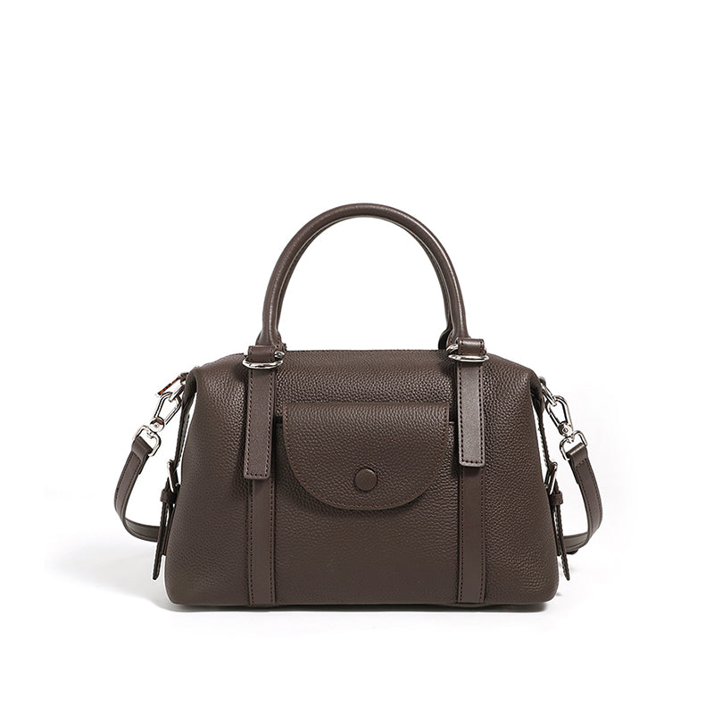 Genuine leather versatile handbag fashionable light luxury shoulder crossbody bag