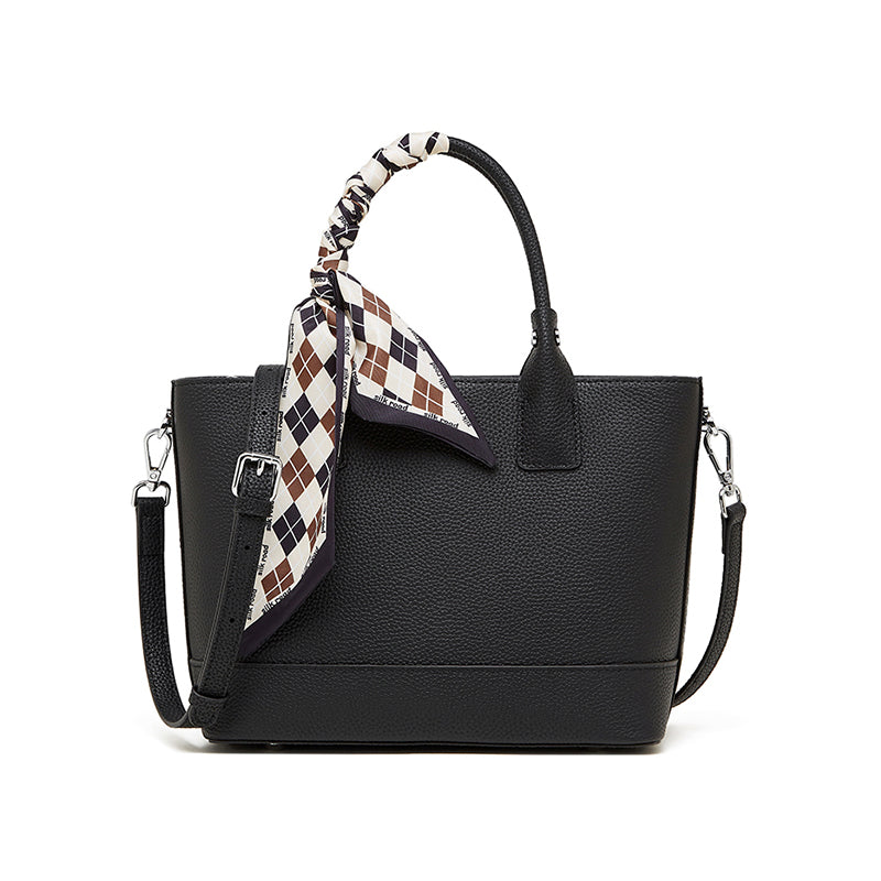 Genuine leather light luxury handbag large capacity versatile shoulder crossbody bag