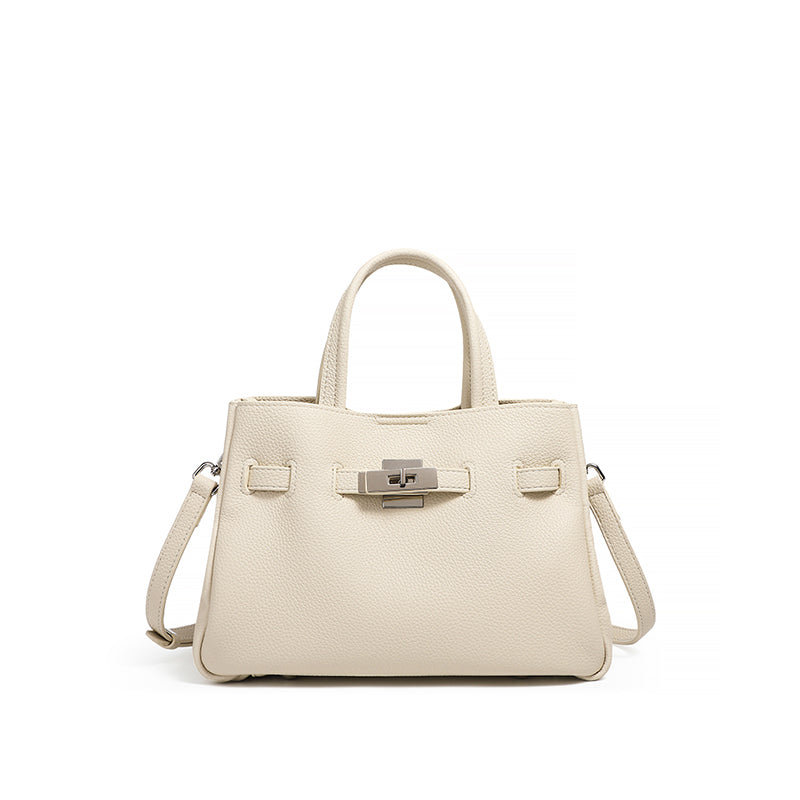 Genuine leather lazy platinum bag niche fashion all-match light luxury style handbag crossbody bag