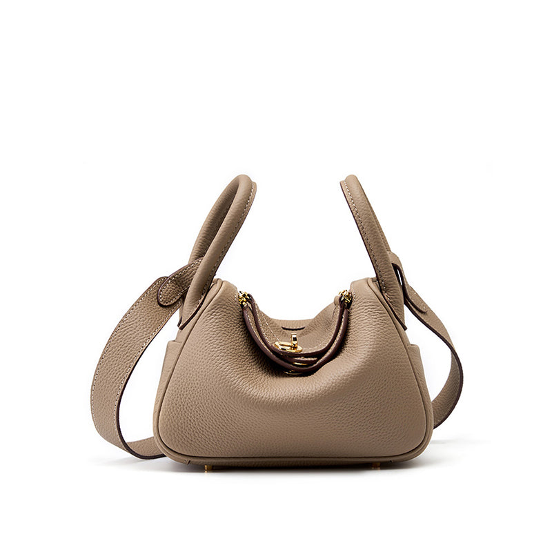 Genuine leather Lindy bag mini shoulder messenger bag pillow bag versatile Lindy handbag