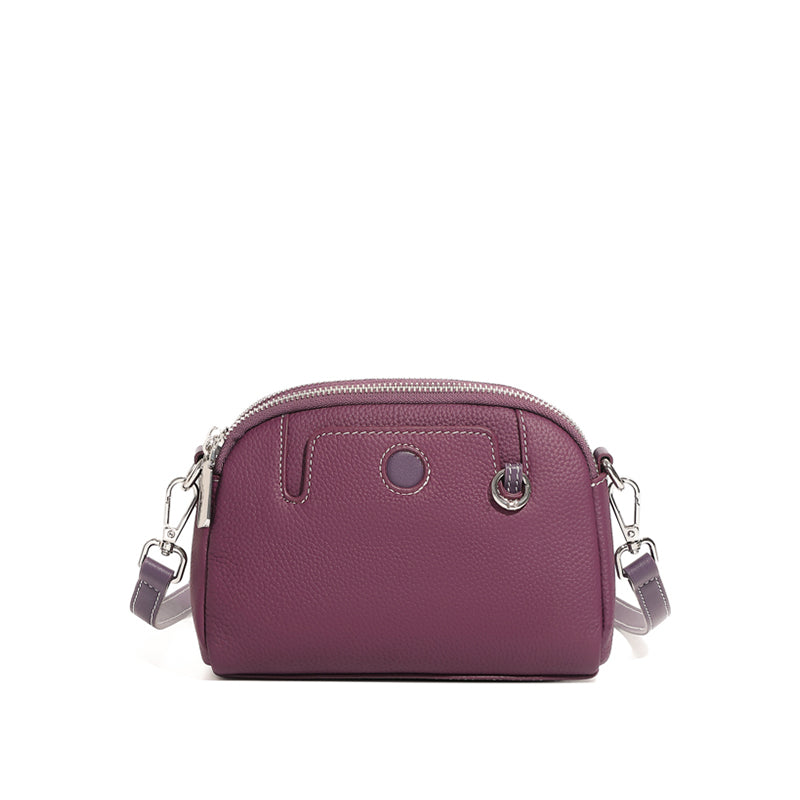 Genuine leather women's bag fashionable mini shoulder bag coin purse first layer cowhide versatile crossbody women's bag