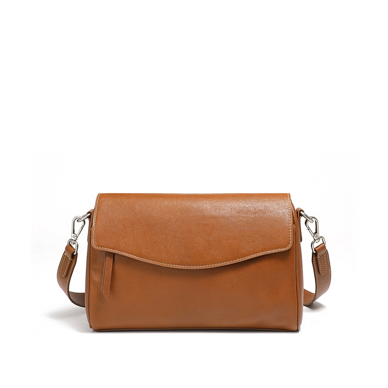 Versatile high-grade genuine leather underarm bag crossbody large capacity women's bag single shoulder pillow bag bags