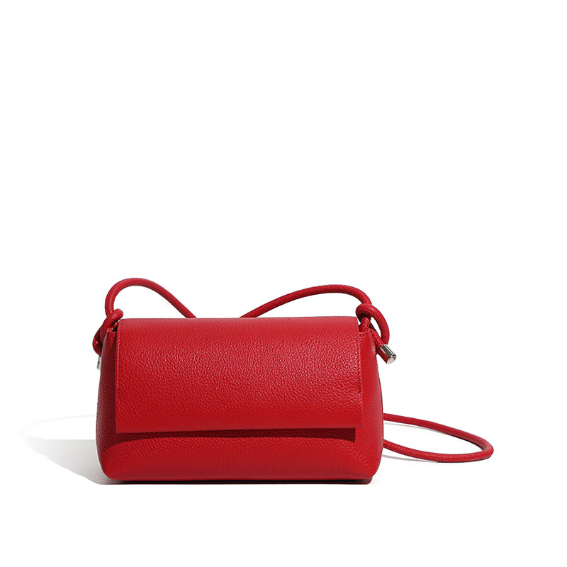 First layer soft cowhide versatile crossbody bag genuine leather women's bag niche shoulder underarm bag small bag