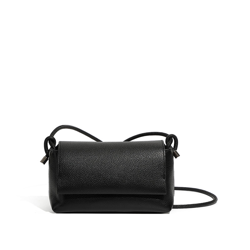 First layer soft cowhide versatile crossbody bag genuine leather women's bag niche shoulder underarm bag small bag