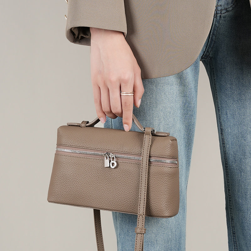 Genuine leather handbag shoulder crossbody small bag
