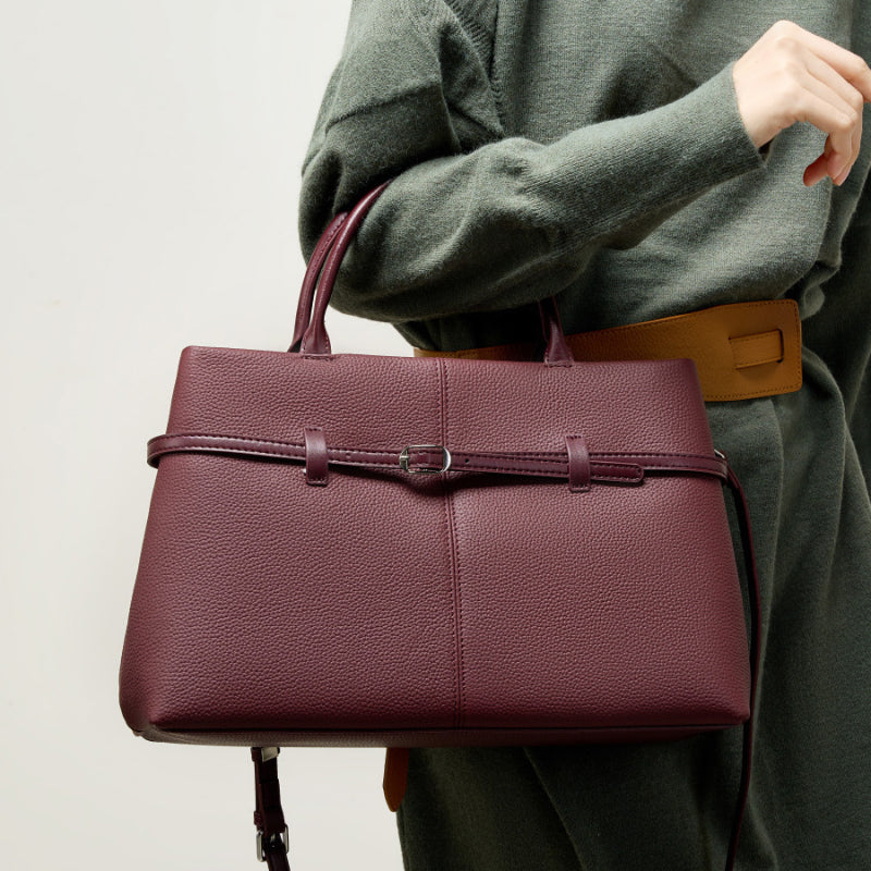 High-end handbag platinum bag commuter briefcase