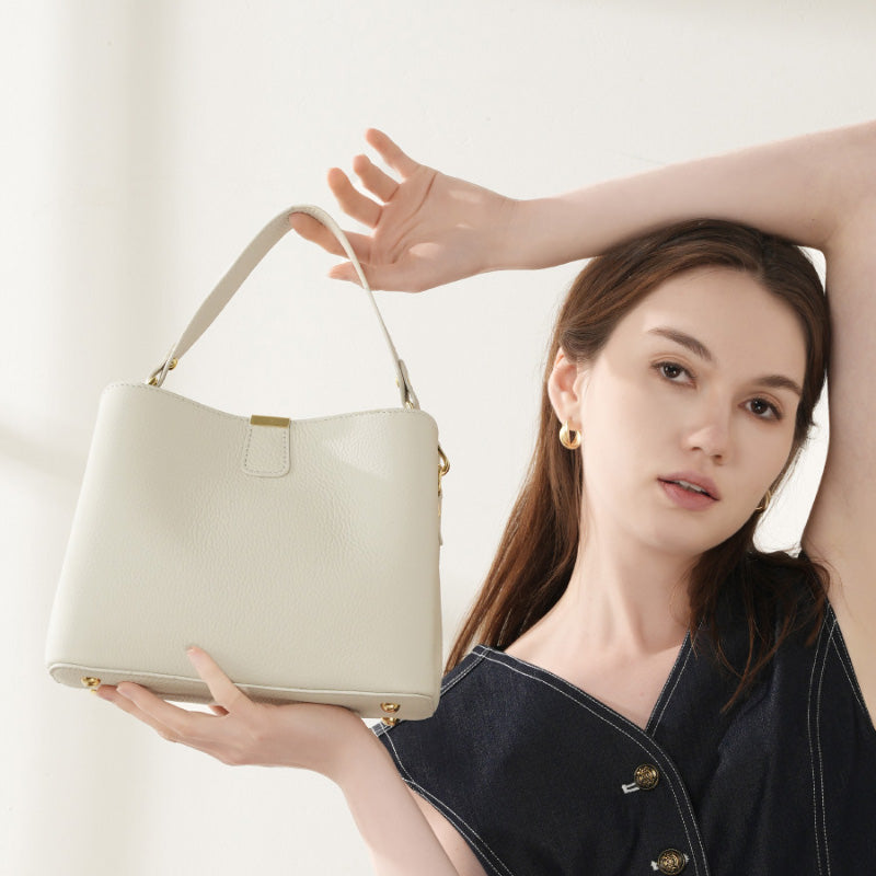 Bucket bag shoulder bag messenger bag handbag