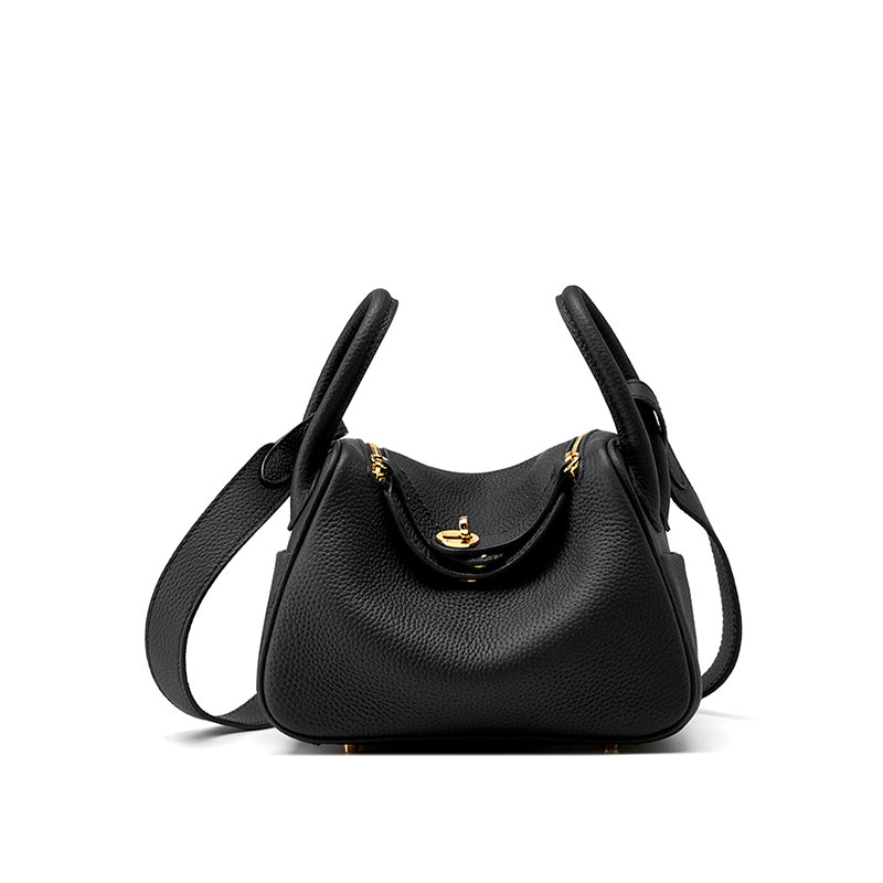 Genuine leather Lindy bag mini shoulder messenger bag pillow bag versatile Lindy handbag