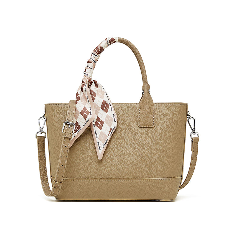 Genuine leather light luxury handbag large capacity versatile shoulder crossbody bag