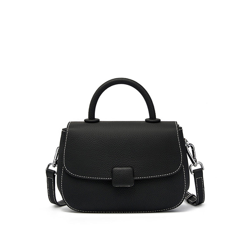 Simple handbag shoulder crossbody saddle bag