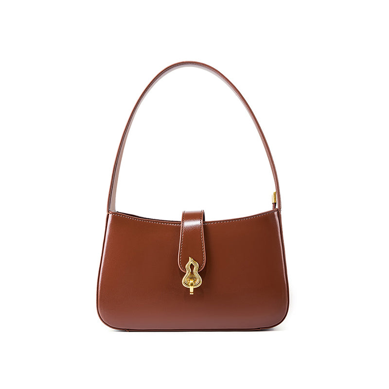 Genuine leather niche high-quality texture underarm bag daily versatile shoulder bag