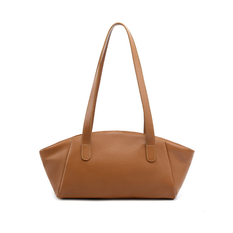 Genuine leather tote bag fashionable underarm bag
