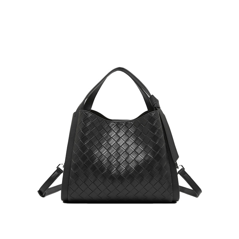 Genuine leather niche high-end bucket bag cowhide casual fashion shoulder messenger bag