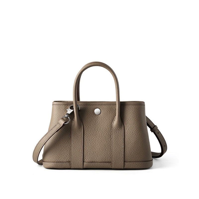 First layer TC cowhide bucket bag handbag