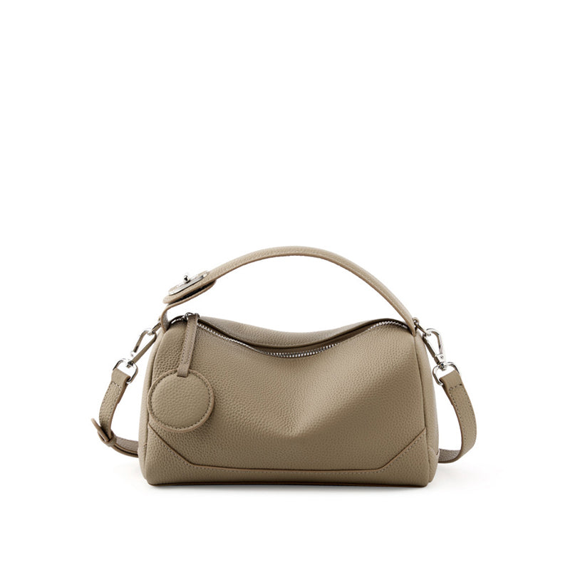 Fashion genuine leather Boston bag handbag shoulder bag