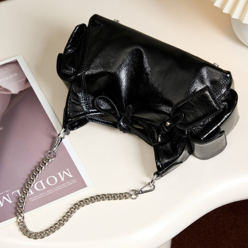 Small Chanel style tote bag high-end fashion messenger bag women's bag shoulder messenger bag