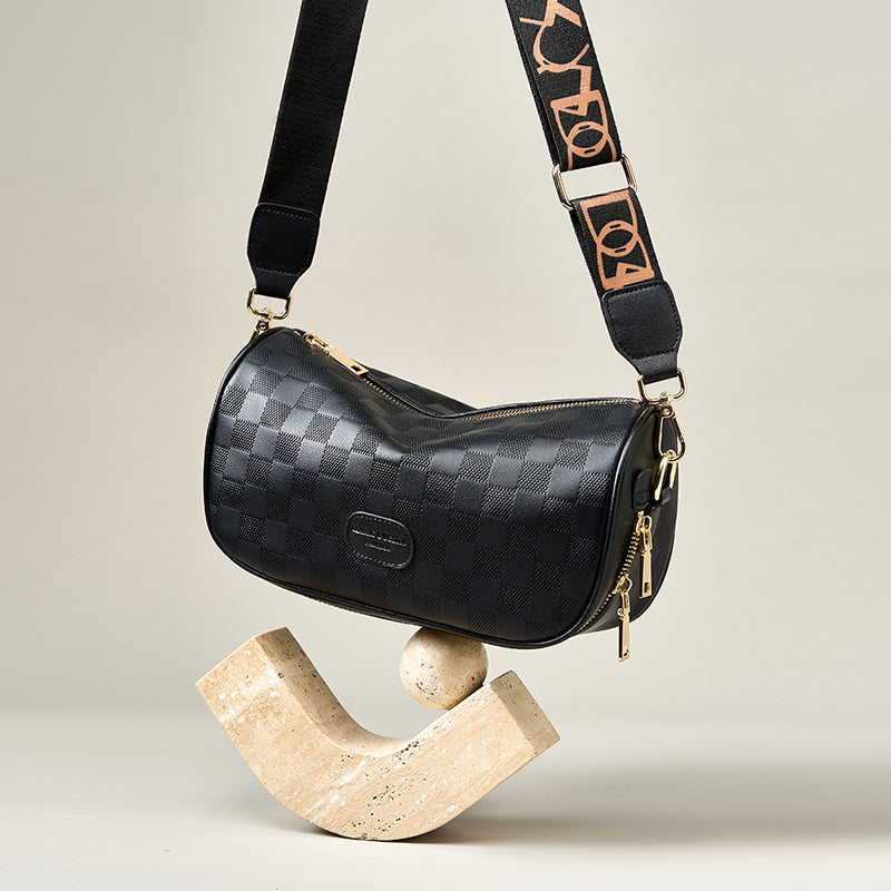 Genuine leather vintage messenger bag pillow bag versatile underarm bag high-end shoulder bag