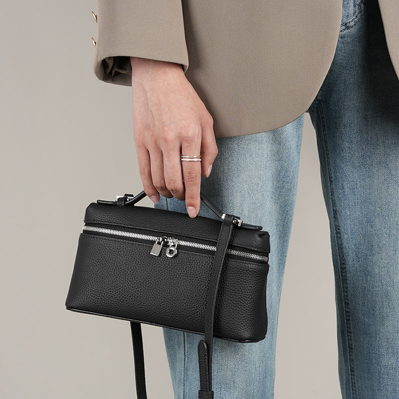 Genuine leather handbag shoulder crossbody small bag