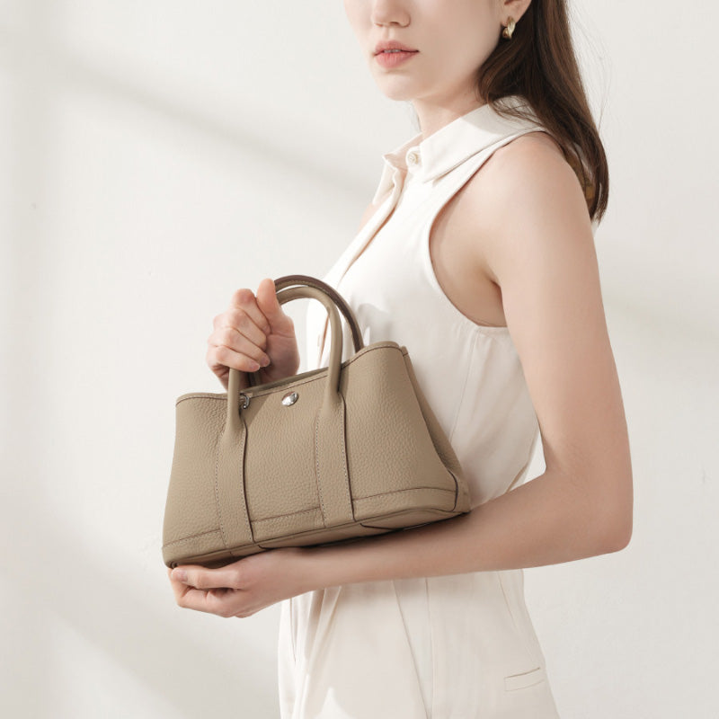 First layer TC cowhide bucket bag handbag