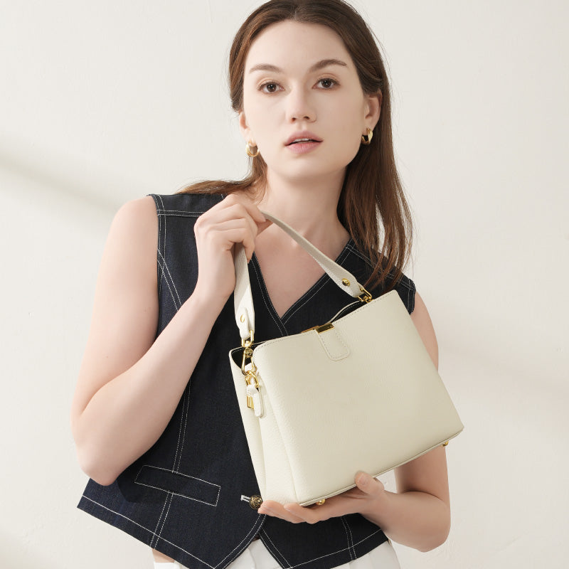 Bucket bag shoulder bag messenger bag handbag