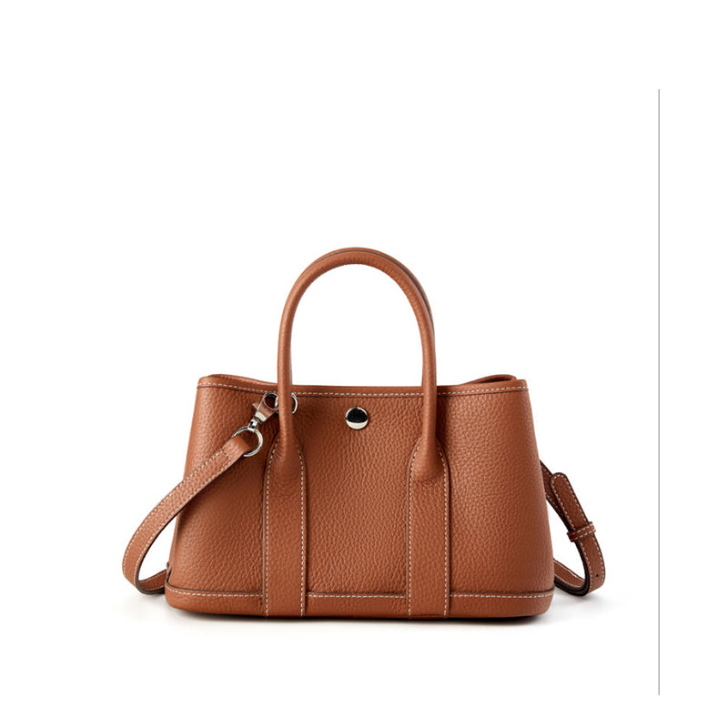 First layer TC cowhide bucket bag handbag