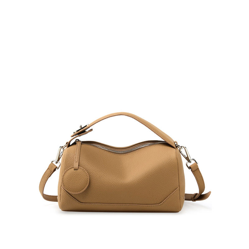 Fashion genuine leather Boston bag handbag shoulder bag