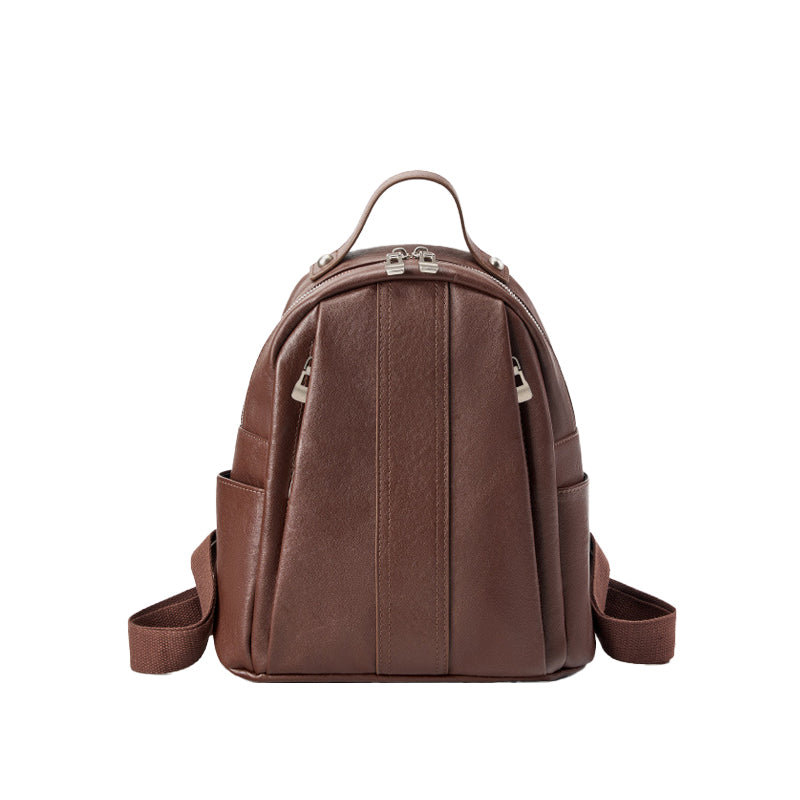 Top layer cowhide backpack soft leather backpack