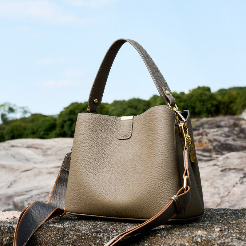 Bucket bag shoulder bag messenger bag handbag