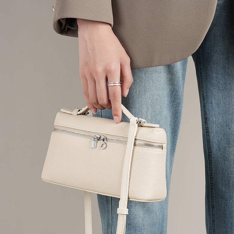 Genuine leather handbag shoulder crossbody small bag