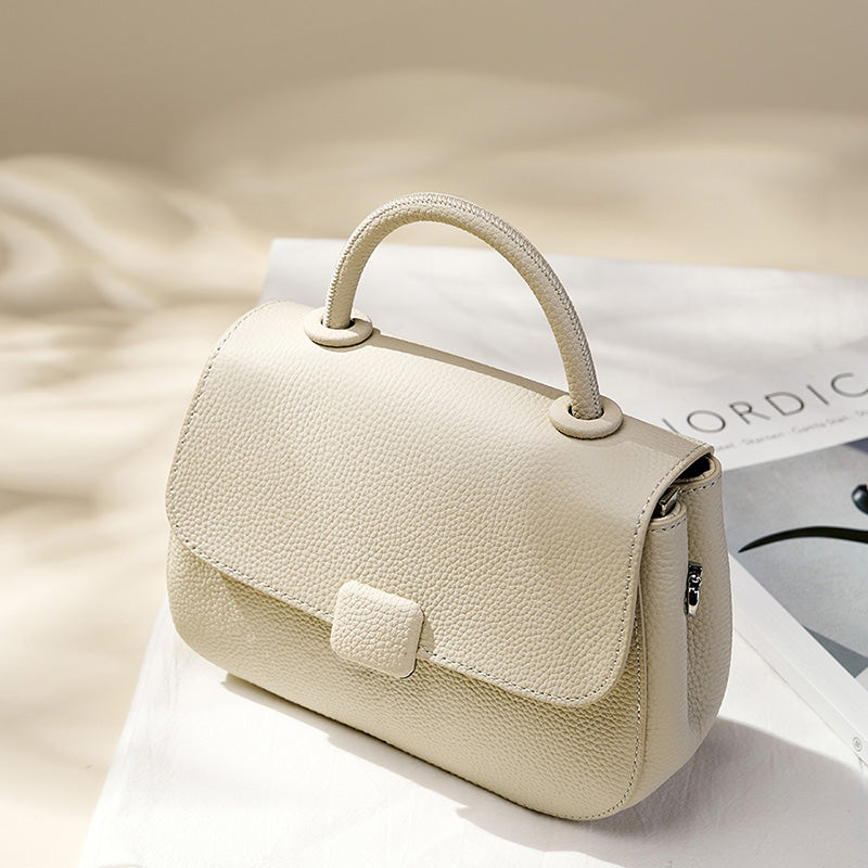 Simple handbag shoulder crossbody saddle bag