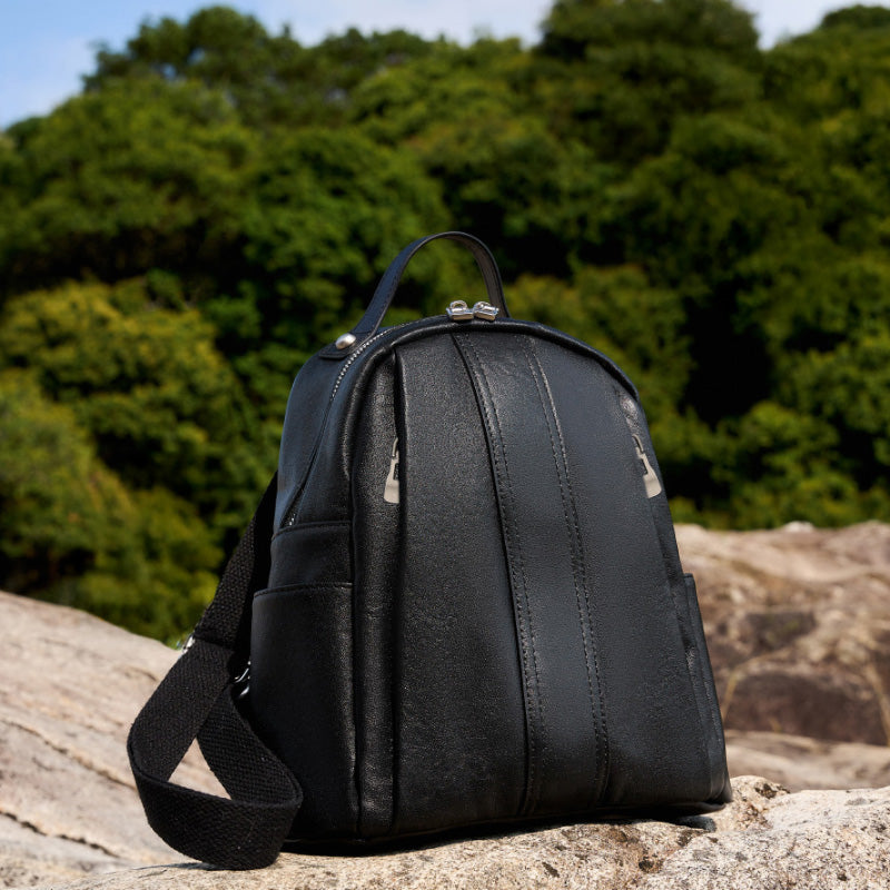 Top layer cowhide backpack soft leather backpack