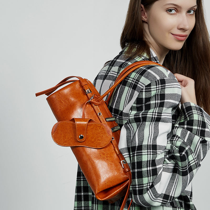 Retro motorcycle style cool baguette bag