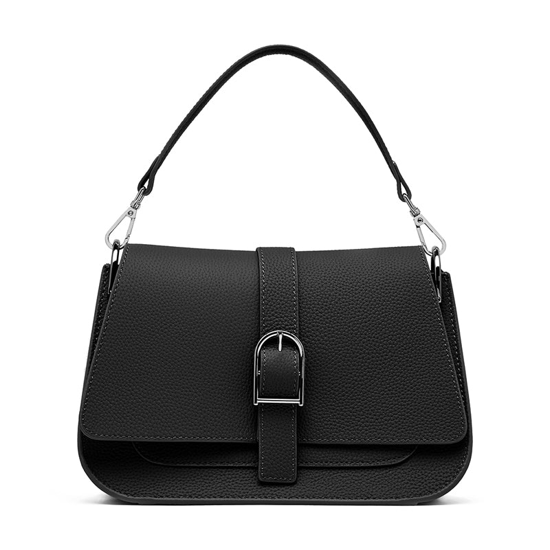 Genuine leather handbags women's bags mom bags ladies versatile simple messenger bags saddle bags