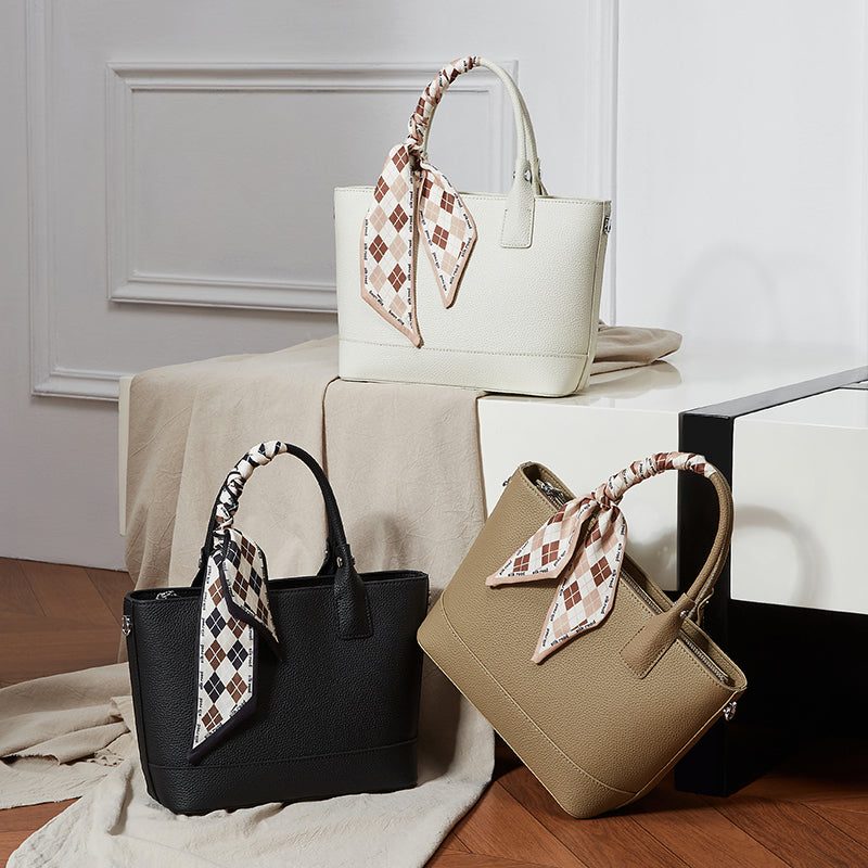 Genuine leather light luxury handbag large capacity versatile shoulder crossbody bag