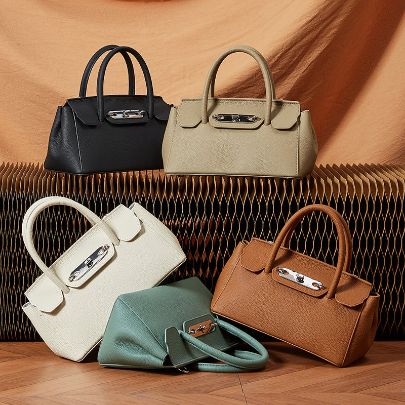 Genuine leather platinum Kelly bag handbag shoulder bag