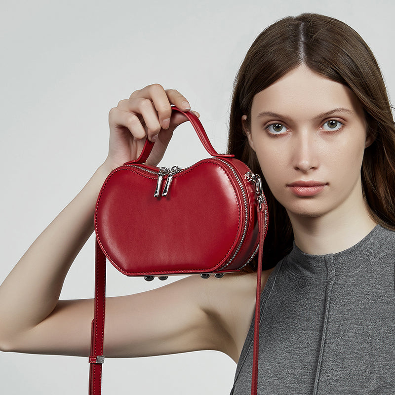 Genuine leather niche design handbag Apple bag women's versatile underarm bag simple shoulder bag