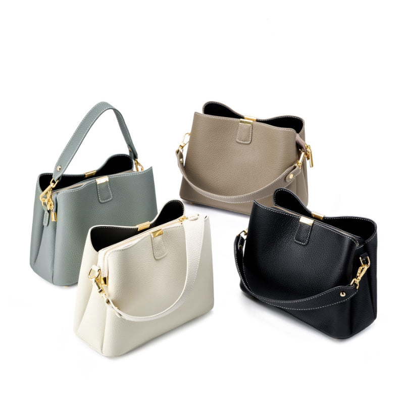 Bucket bag shoulder bag messenger bag handbag
