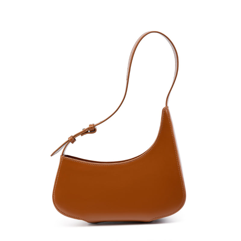 Minimalist half-moon bag shoulder underarm bag handbag
